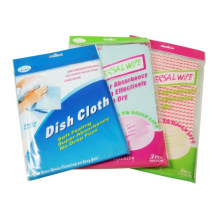 Lingettes de nettoyage non tissées Spunlace de haute qualité en tissu lingettes de cuisine jetables